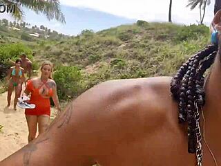 nudist beach orgy fuckfest with joao safado lunna geek