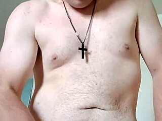 i shoot thick jizz load masturbating solo hard