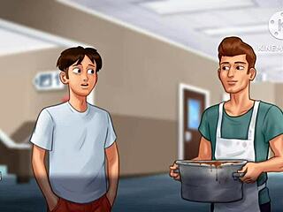 kevin talks low grades detention cafeteria scene summertime saga translation