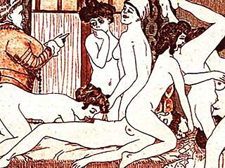 Vintage erotic art packs retro heat and timeless seduction vibes