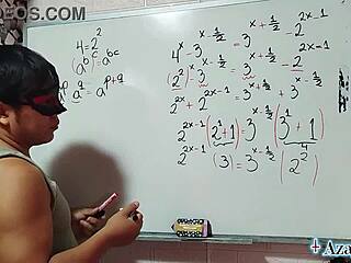 Nerdy 26yo Milf Begs for Creampie Teaching Lesson