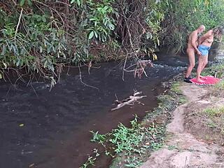 Strangers Caught Fucking Hard at Waterfall – Who Joins Next?