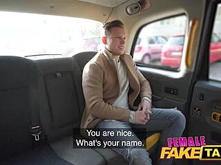 Perverted Fake Taxi Driver Exposes Tits Pussy and Spreads Legs Wide