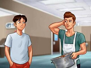 kevin talks low grades detention cafeteria scene summertime saga translation