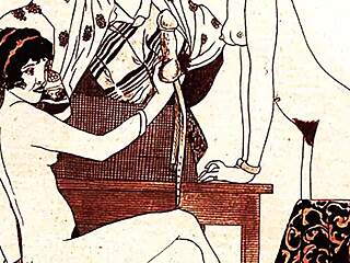 Vintage erotic art packs retro heat and timeless seduction vibes