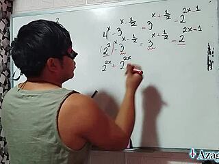 Nerdy 26yo Milf Begs for Creampie Teaching Lesson