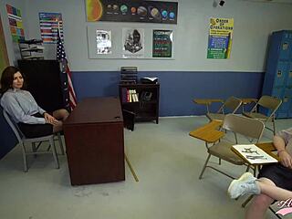 horny arabic teacher alina angel delivers wild sex ed!