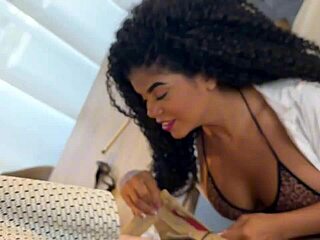 Busty Latina Secretary Squirts on Boss's BWC During Cheating Fuck