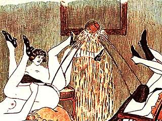 Vintage erotic art packs retro heat and timeless seduction vibes