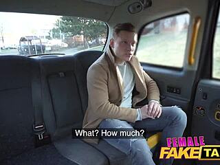 Perverted Fake Taxi Driver Exposes Tits Pussy and Spreads Legs Wide