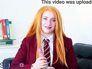 Victoria Greene Uniform JOI Commands Curvy Tease