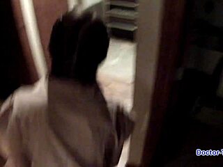Dr Tampa locks up big ass big tits Naomi Alice backstage with handcuffs!