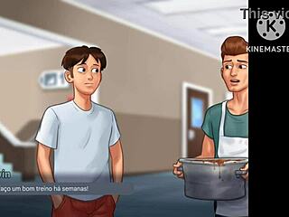 kevin talks low grades detention cafeteria scene summertime saga translation