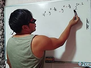 Nerdy 26yo Milf Begs for Creampie Teaching Lesson