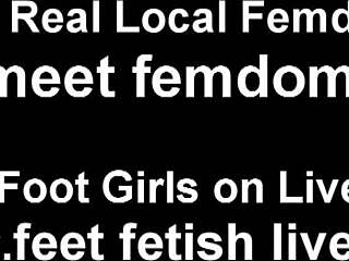 Young 18yo girls demand toe sucking and foot worship from eager slave