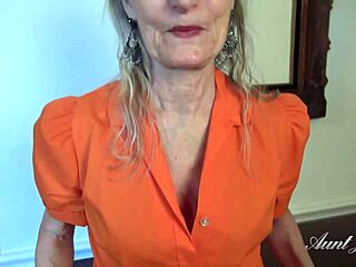 Auntjudys' 70yo Texas Gilf Diane Serves as Saggy-Titted Secretary