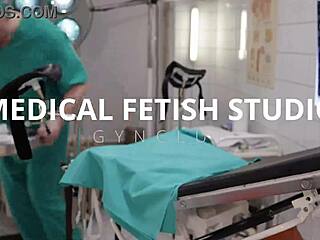 gyno exam 178 vibrator orgasm rocks me