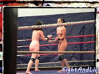 i love watching muscular lesbians wrestle in boxing ring
