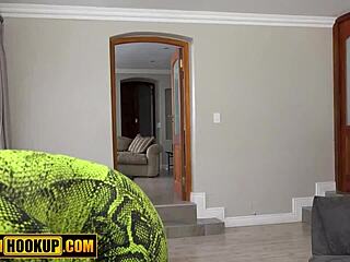 Big Tits Ebony Rides White Cock