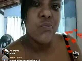 brazilian bbw shares webcam moments with curves