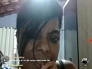 brazilian bbw shares webcam moments with curves