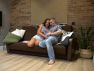 Over Fifty Step Mom Rides Cock Doggystyle Missionary Hard