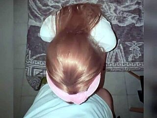 Innocent Mexican schoolgirl sucks cock eagerly in the dark then begs schoolmate to pound her hard relentlessly