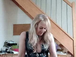 French Slave Dominates At Office Desk