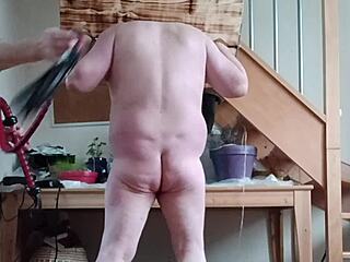 French Slave Dominates At Office Desk