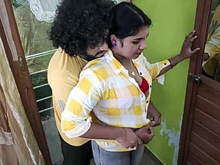 horny indian college girl goes to private room