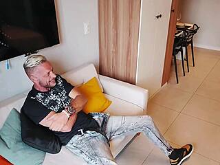 She needed money and agreed to anal with banana creampie