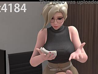 Mercy Es Follada Y Recibe Un Creampie Subtítulos En Español