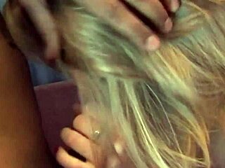 She takes a good whipping before swallowing two massive shafts in her throat