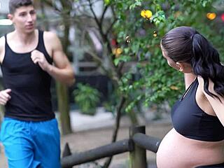 pregnant woman cheats on husband by having threesome with strangers
