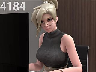 Mercy Es Follada Y Recibe Un Creampie Subtítulos En Español