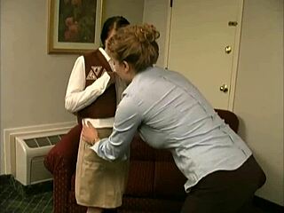 SAMARA MAE GIRL SCOUT Bare Ass OTK Hand Spanking