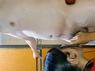 My hot neighbor gives delicious blowjob