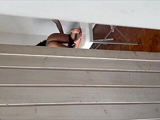 massage client gets taken by horny husband