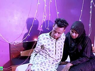 indian hijab girl first suhag rat sex with romantic talk