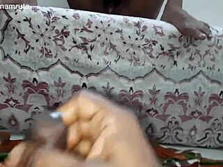 jerk off watching indian girlfriends hairy pussy and cumshot