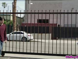 Stepmom Blindfolded For Threesome With Stepson And Coworker