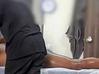 Happy ending massage with handjob feels really nice