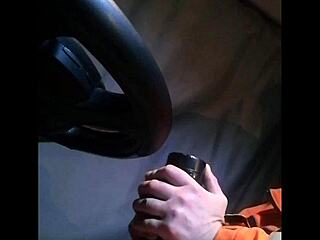 Gazzadomm fleshlight fun in truck
