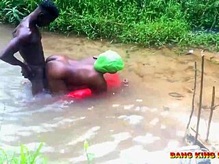 hardcore doggy sex in local stream - so creampies
