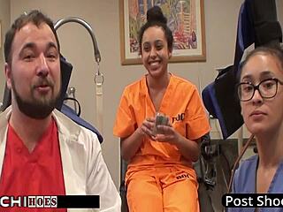Freshman Gets Mandatory Hitachi Orgasm From Nurse Mia Sanchez