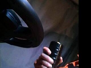Gazzadomm fleshlight fun in truck