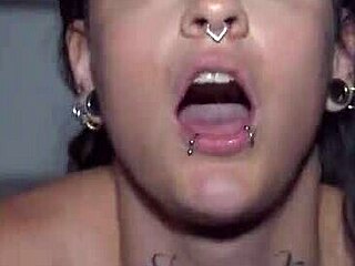 pelinegra with blue eyes gets fucked nonstop in hotel