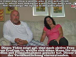 Deutsche verheiratete frau wird geteilt mit einem fremden mann beim casting