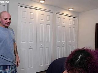 Cheating boss fucks latina secretary while wife waits home