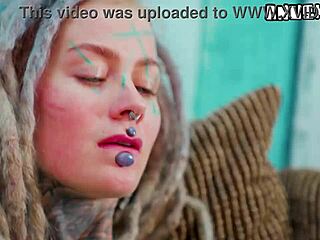 alternative dreadhead in high heels fucks bwc anal gapes facial